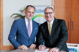 (L-R) Victor Kovacs, Cloud Carib COO & Damian Blackburn at CANTO AGM in Trinidad